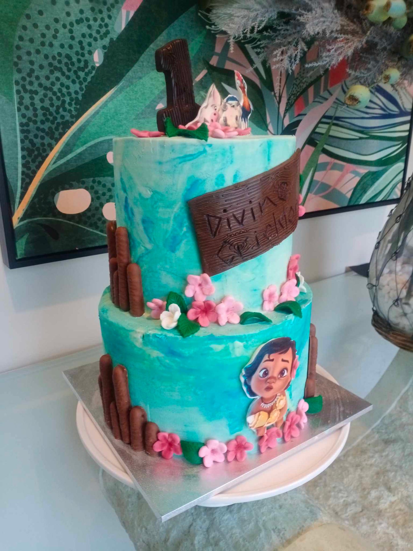 Moana Theme Cake