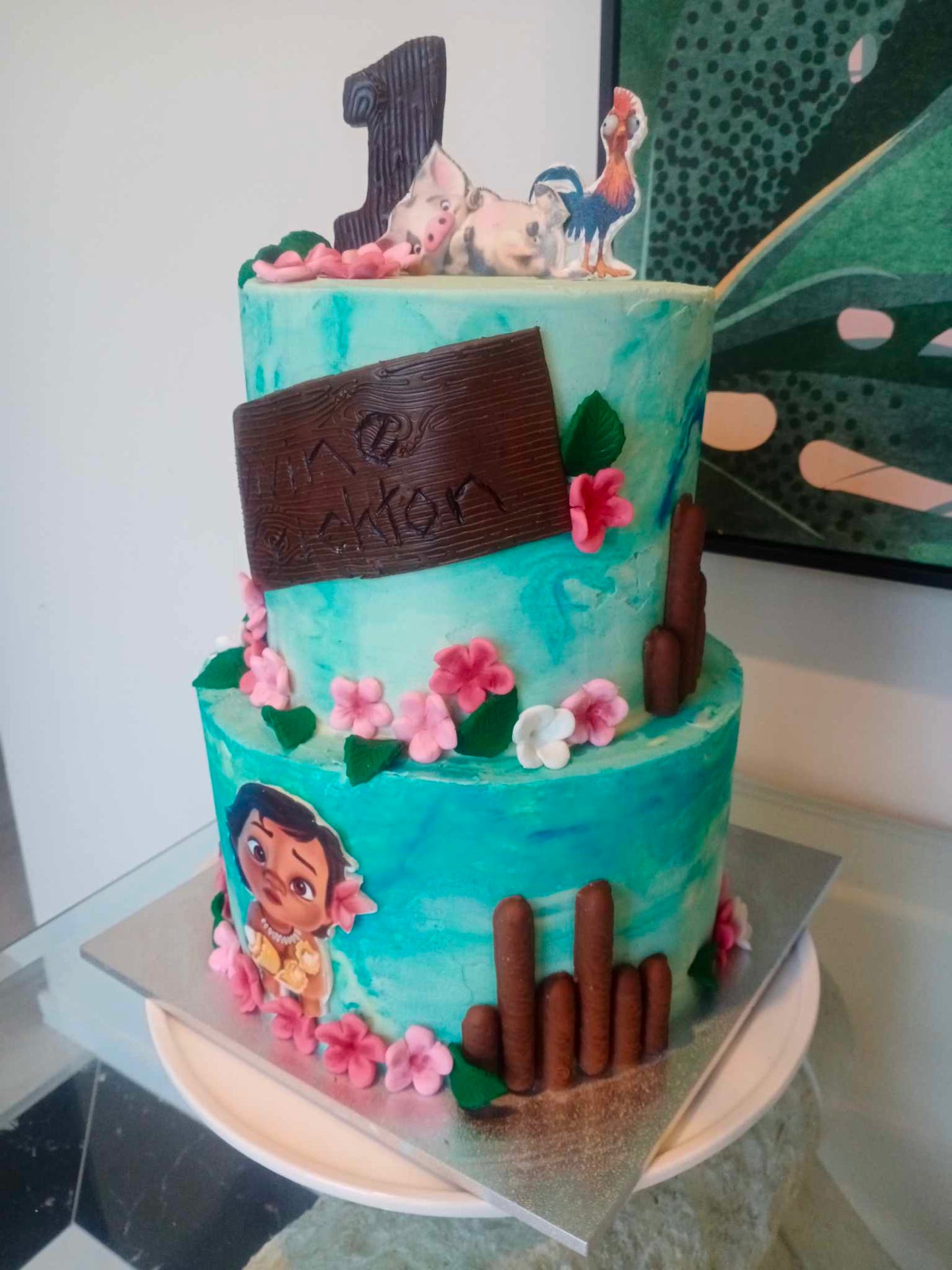 Moana Theme Cake