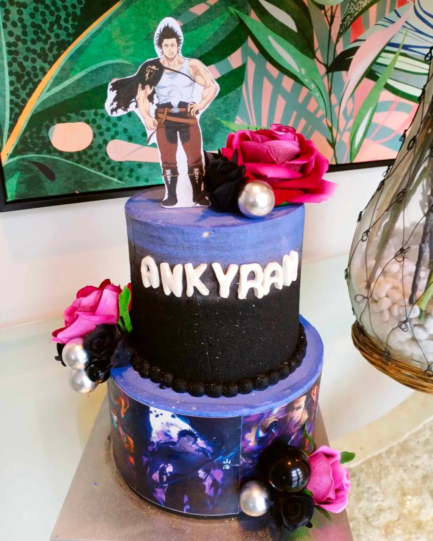 anime custom birthday cake