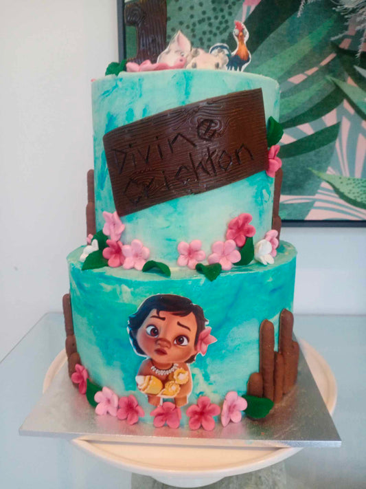 Moana Theme Cake